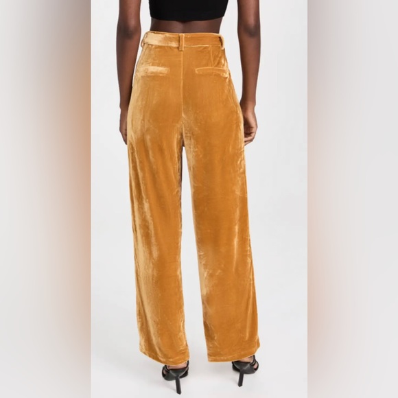 Endless Rose Velvet Set Single Breasted Blazer & Trousers - Gold sz XS - Picture 5 of 11